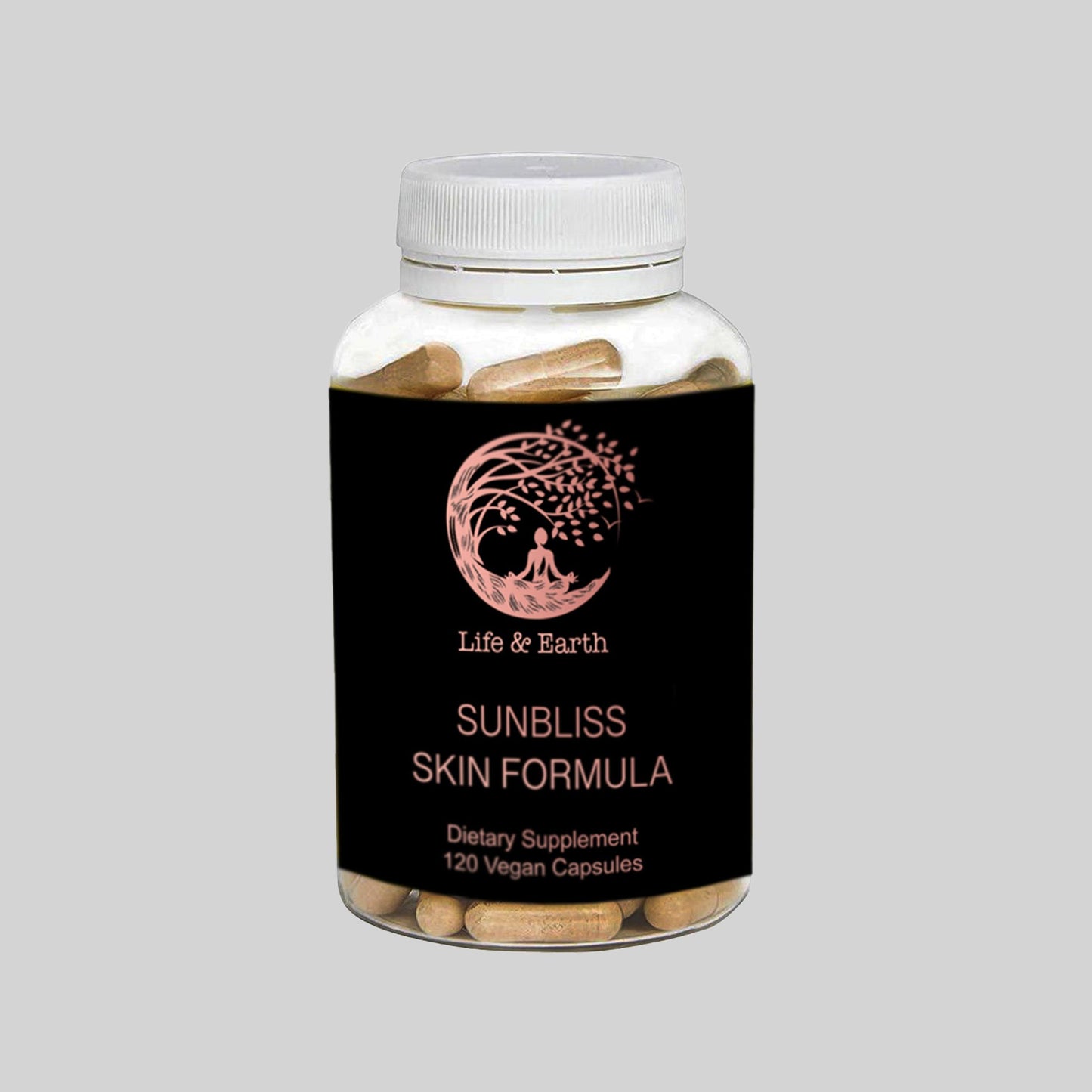 Sunlbliss Skin Formula 120 Vegan Capsules - Life&Earth
