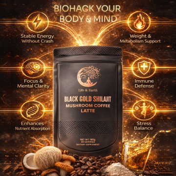 Shilajit Mushroom Latte