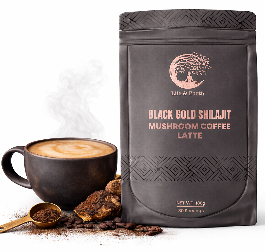 Shilajit Mushroom Latte