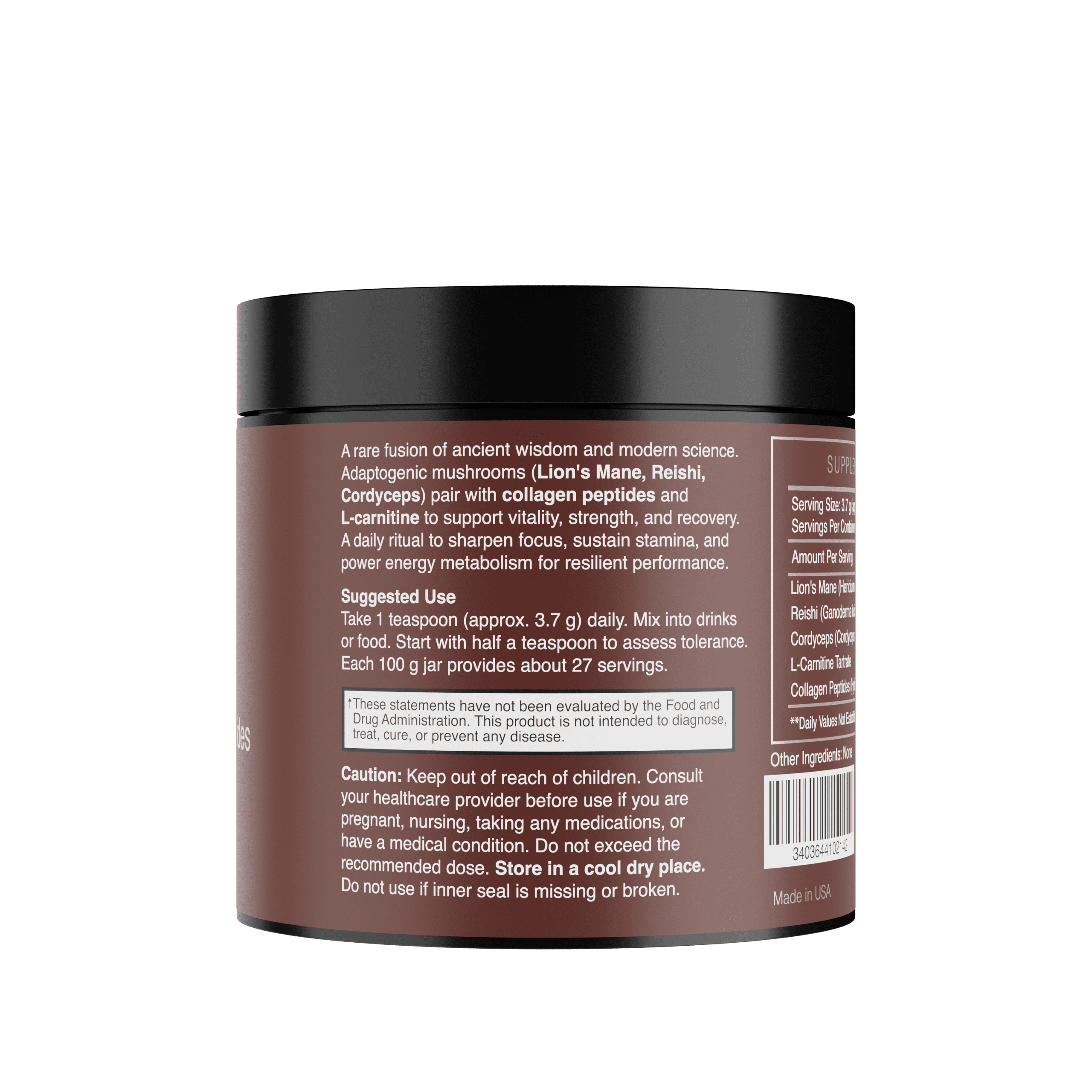 Adaptogenic Mushroom & Peptide Blend - Image 4