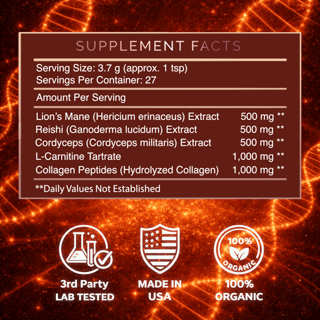 Adaptogenic Mushroom & Peptide Blend - Image 2