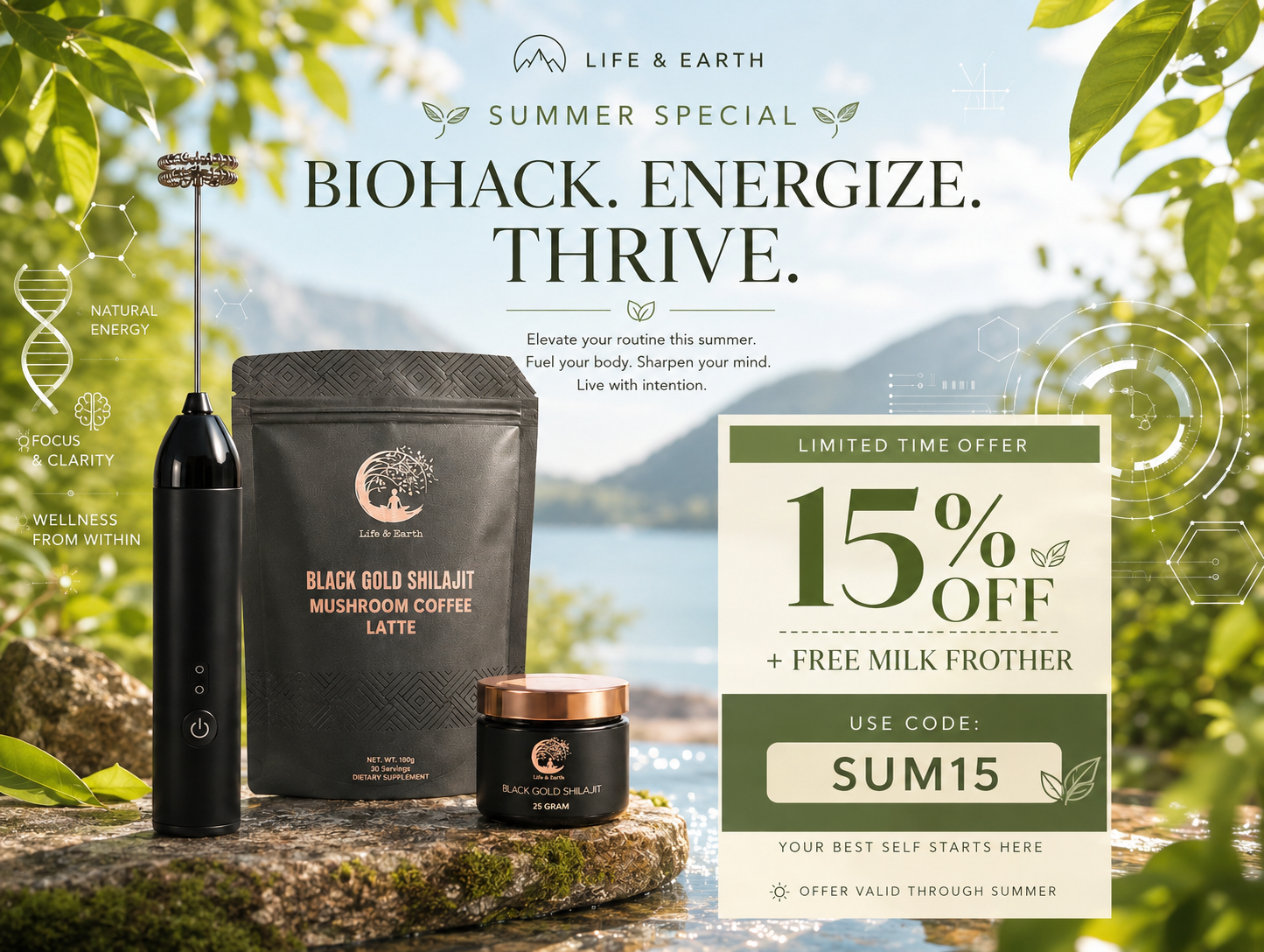 Life & Earth Memorial Day Offer